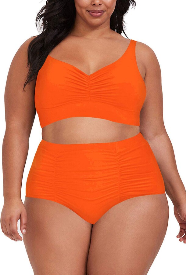plus size neon bathing suits