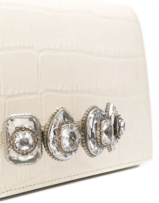 Alexander McQueen Ring Embellished Crossbody Bag