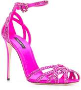 Thumbnail for your product : Dolce & Gabbana crystal embellished stiletto sandals