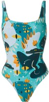 Thumbnail for your product : Lygia & Nanny Hapuna printed swimsuit