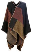 Thumbnail for your product : UTOVME Fashion Winter Cashmere Feel Cardigan Large Plaid Blanket Scarf Poncho