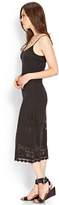 Thumbnail for your product : LOVE21 LOVE 21 Contemporary Lace Knit Midi Dress