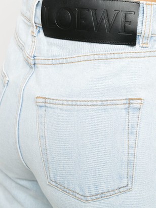 Loewe Straight-Leg Cropped Denim Jeans