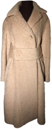 Celine Beige Wool Coat for Women