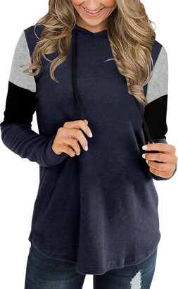 Finelylove Hoodies for Women Casual Long Sleeve Sweatshirt