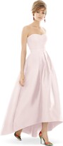 Thumbnail for your product : Alfred Sung Strapless High-Low Maxi Dress