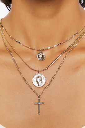 Rustic Cross Necklace  Layering Necklace – Haven & Haddie