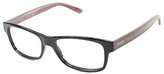 Thumbnail for your product : Gucci GG 1046 51N Black Red Green Plastic Eyeglasses 52mm