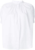 Jil Sander short sleeve gathered shirt