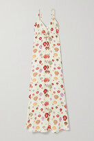 Thumbnail for your product : L'Agence Sachi Printed Crepe Maxi Dress