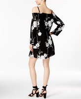 Thumbnail for your product : INC International Concepts Embroidered Cold-Shoulder Dress, Only at Macy's