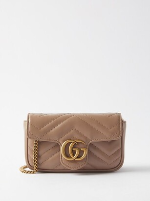 Gucci GG Marmont Mini Matelassé-leather Cross-body Bag
