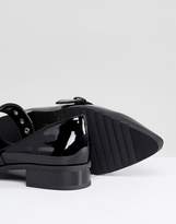 Thumbnail for your product : Monki Patent Pointed Flat Shoe