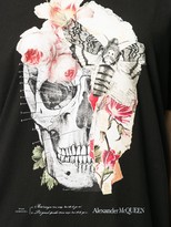 Thumbnail for your product : Alexander McQueen skull and floral print T-shirt