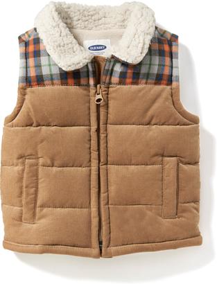 Old Navy Sherpa-Lined Corduroy Vest for Baby