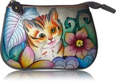 Thumbnail for your product : Anuschka Women’s Hand-Painted Genuine Leather Medium Zip Pouch - Coin and Key Pouch - Zippered