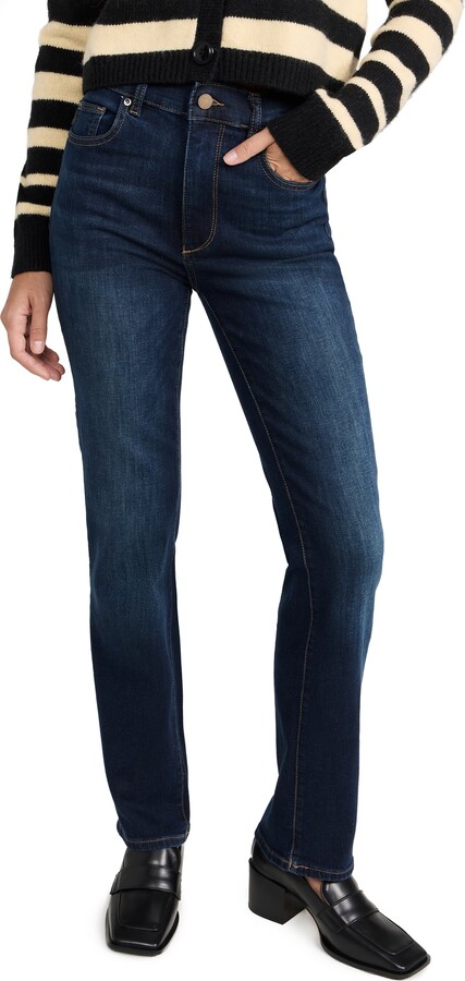 DL1961 Patti Straight: High Rise Vintage 31' Jeans