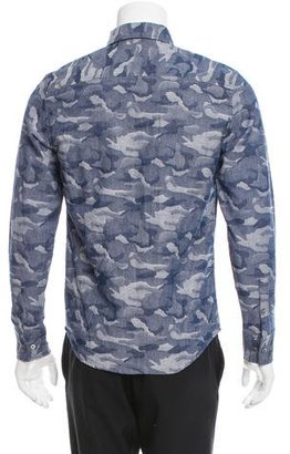 Timo Weiland Camouflage Button-Up Shirt