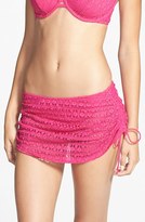 Thumbnail for your product : Freya 'Spirit' Crochet Shirred Skirted Bikini Bottoms