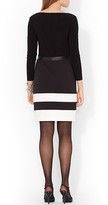 Thumbnail for your product : Lauren Ralph Lauren Dress - Color Block Belted