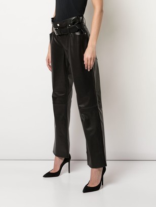 RtA Belted Straight Trousers
