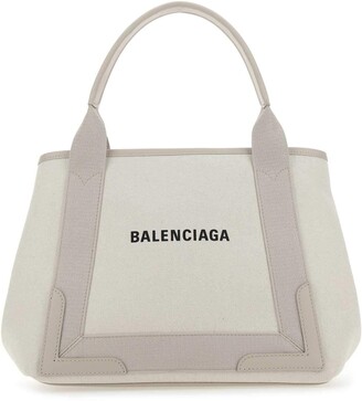 Balenciaga Navy Cabas Small Tote Bag - ShopStyle