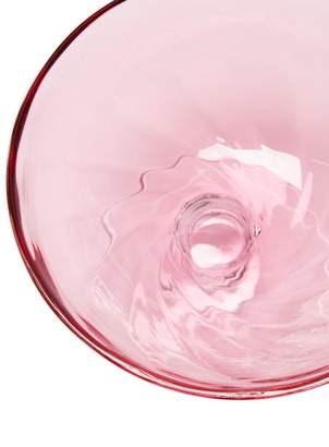 Nina Nørgaard Nina Nrgaard - Waved Champagne Glass - Pink