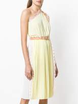 Thumbnail for your product : Elisabetta Franchi pleated one shoulder dress