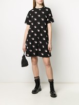 Thumbnail for your product : McQ Swallow swallow print T-shirt dress