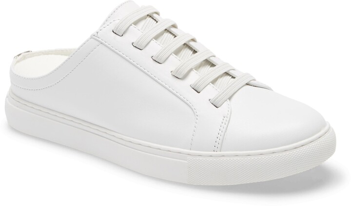 white mule sneakers