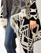 Thumbnail for your product : ASOS Midi Blanket Wrap Cardigan With Fringing