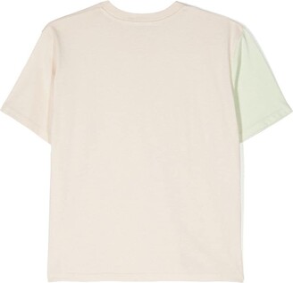 Calvin Klein Kids contrast-sleeve cotton T-shirt