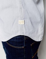 Thumbnail for your product : G Star G-Star Regular Fit Denim Shirt Arc 3D Short Sleeve Gray Light Aged
