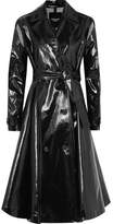 CALVIN KLEIN 205W39NYC - Coated Cotton-blend Canvas Trench Coat - Black