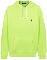 Thumbnail for your product : Polo Ralph Lauren Navy hooded cotton blend sweatshirt