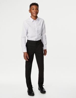 Marks & Spencer Boys Clothing Pants Skinny Pants 2-18 Yrs Boys Skinny Leg Slim Waist School Trousers 