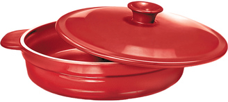 French Home 2.5QT. Flame Top Saute Pan with Lid
