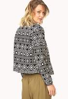 Thumbnail for your product : Forever 21 Worldly Tribal Pattern Jacket