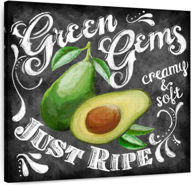 Ebern Designs Yarlin Chalkboard Avocado