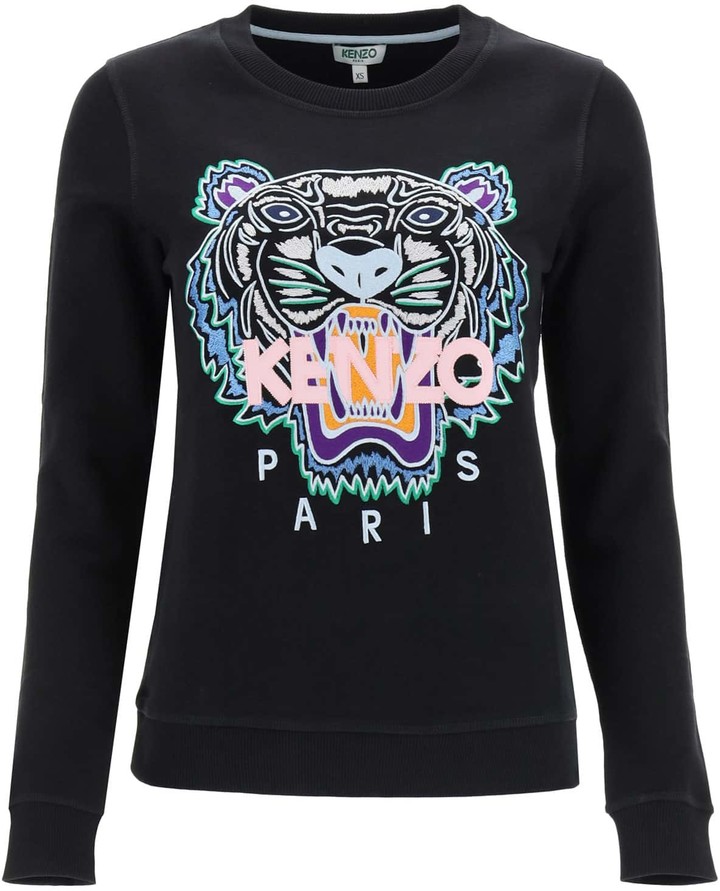 black and white kenzo hoodie