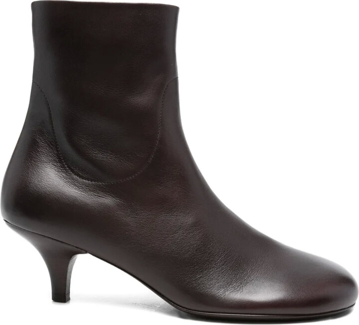 Marsèll Kitten-Heel Leather Ankle Boots