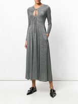 Thumbnail for your product : ALEXACHUNG Key-Hole Flared Dress
