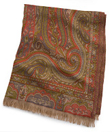 Thumbnail for your product : Brooks Brothers Paisley Wool Wrap