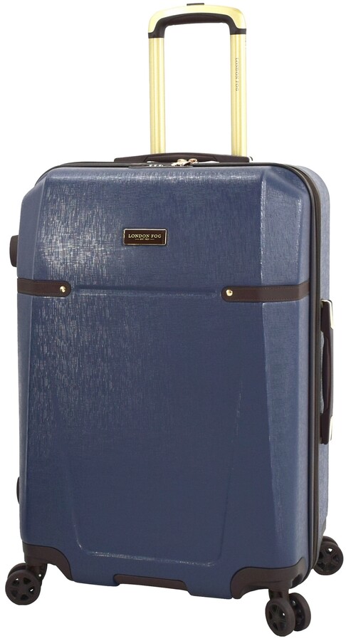 LONDON FOG  Blue Canterberry Suitcases LARGER £88 PRICE INCLUDE BOTH SMALL