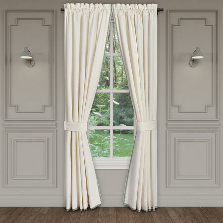 Queen Street Angela Rod Pocket Energy Saving Light-Filtering Set of 2 Curtain Panel