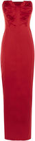 Thumbnail for your product : Karen Millen Maxi Red Satin Gown