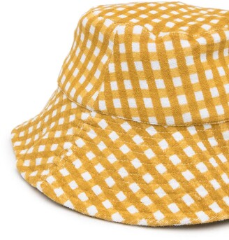 Faithfull The Brand Teryll check-print bucket hat
