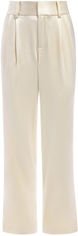 alice and olivia side snap jeans