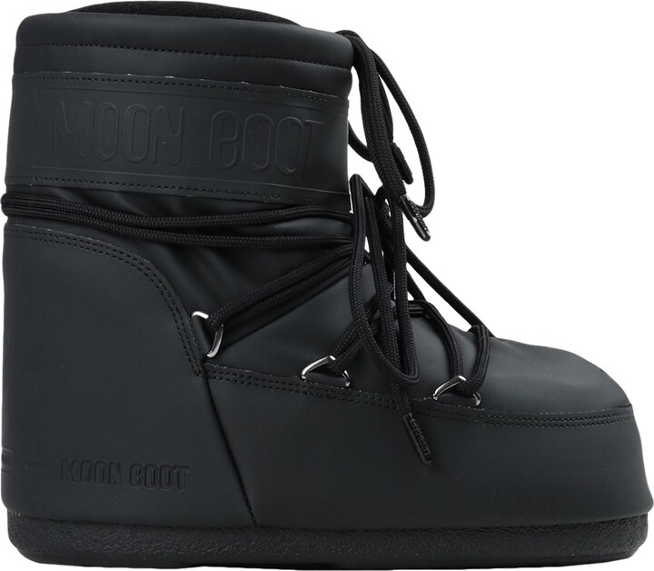 Moon Boot - Low Rubber Icon Moon Boots - Women - Black