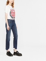 Thumbnail for your product : R 13 Mid-Rise Cropped Jeans